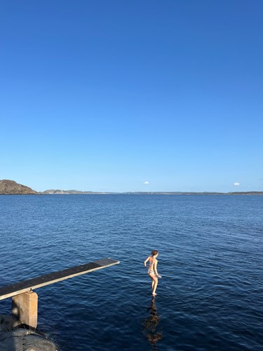 Annelise går på vandet